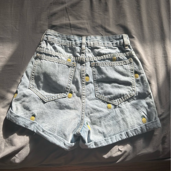 High Rise Denim Shorts - Picture 6 of 16